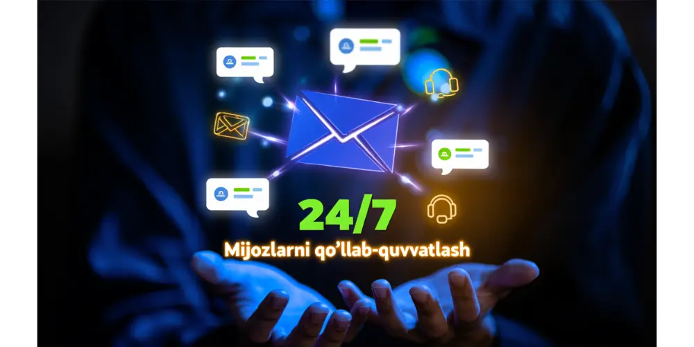 Mijozlarni qo'llab-quvvatlash kanallari va javob vaqtlari